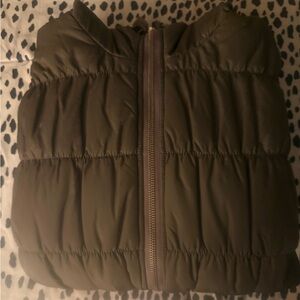 Juicy Couture Kids Dark Green Puffer Jacket
